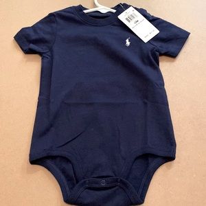 Ralph Lauren Polo Cotton Jersey Bodysuit